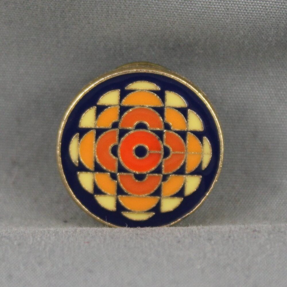 CBC Canada Pin (VTG) Original Ripple Logo - Inlaid Pin